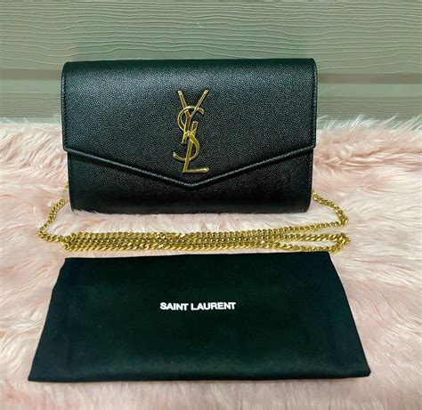 ysl wallet on chain blush|YSL uptown wallet on chain.